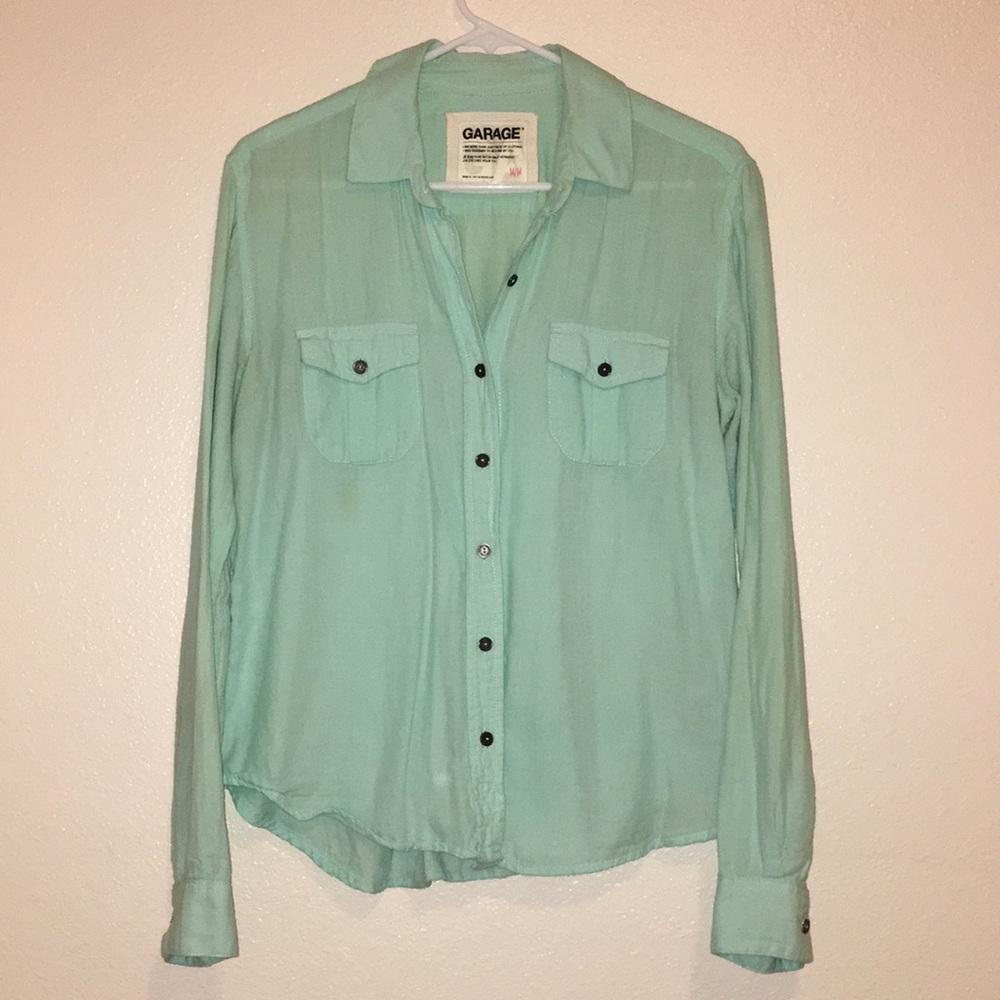 Garage Button Down Top